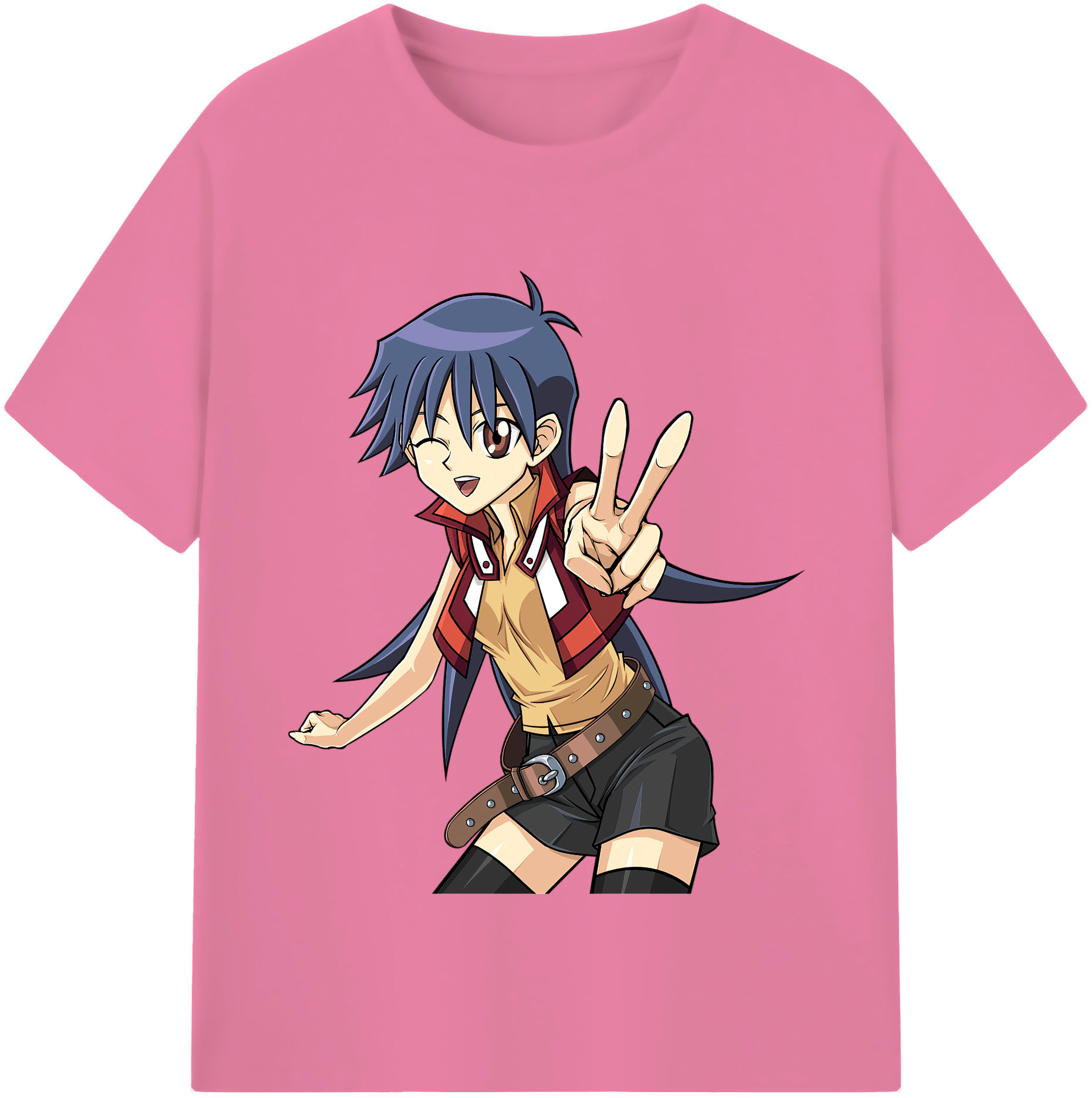 （画像用） 遊☆戯☆王 Yu-Gi-Oh! 綿100％半袖Tシャツ（フロントプリント）